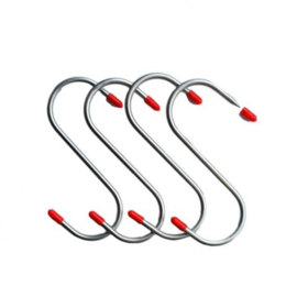 S-Haak RVS 4stuks