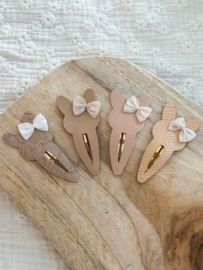 Bunny Clip - Lace Brown