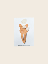 Bunny Clip - Bow Lace