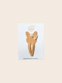 Bunny Clip - Bow Brown