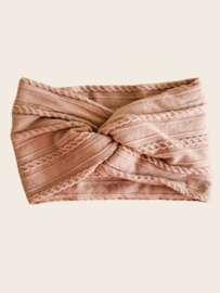 Haarband twist - Old pink