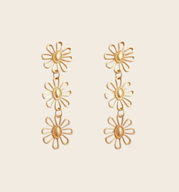 Oorbellen - Flower trio
