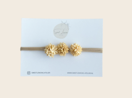 Stoffen haarband - Blossom Yellow