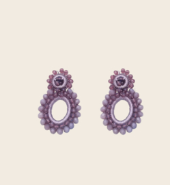 Oorbellen - Ivy purple