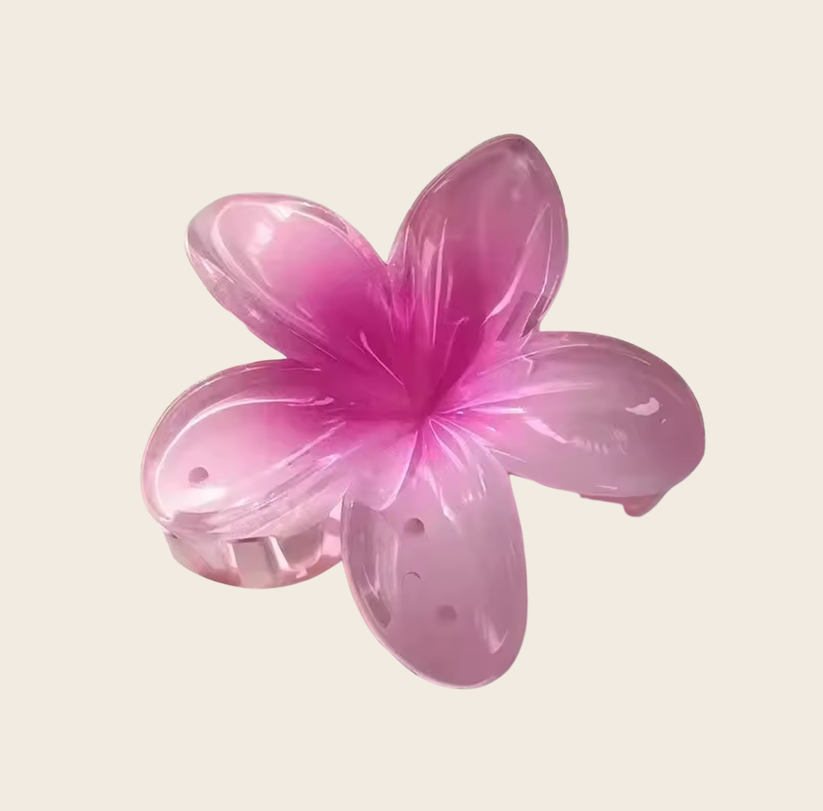 Haarclip - Flowerly Pink