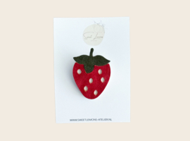 Strawberry haarspeldje  - Red