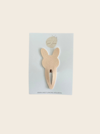 Bunny Haarspeldje - Glitter Pink