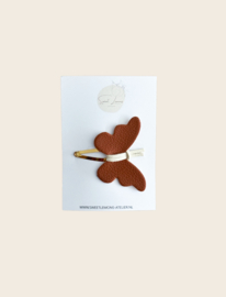 Vlinders haarspeldje - Brown