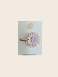 Haarspeldje  - Dahlia Glitter Lila