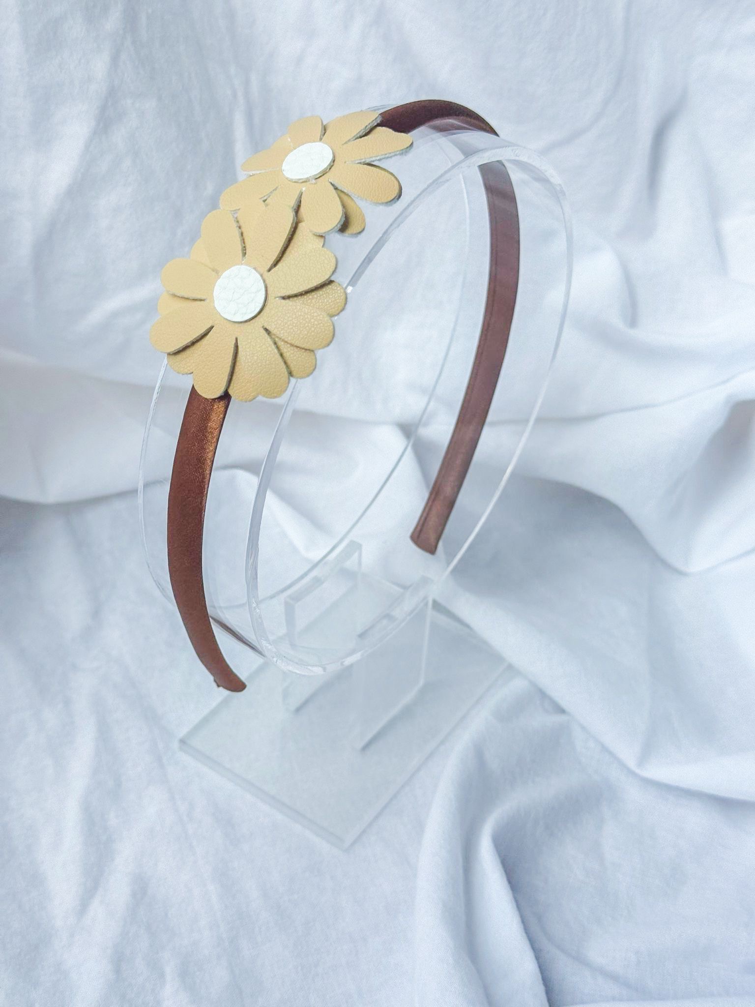Diadeem - Madelief Light Brown