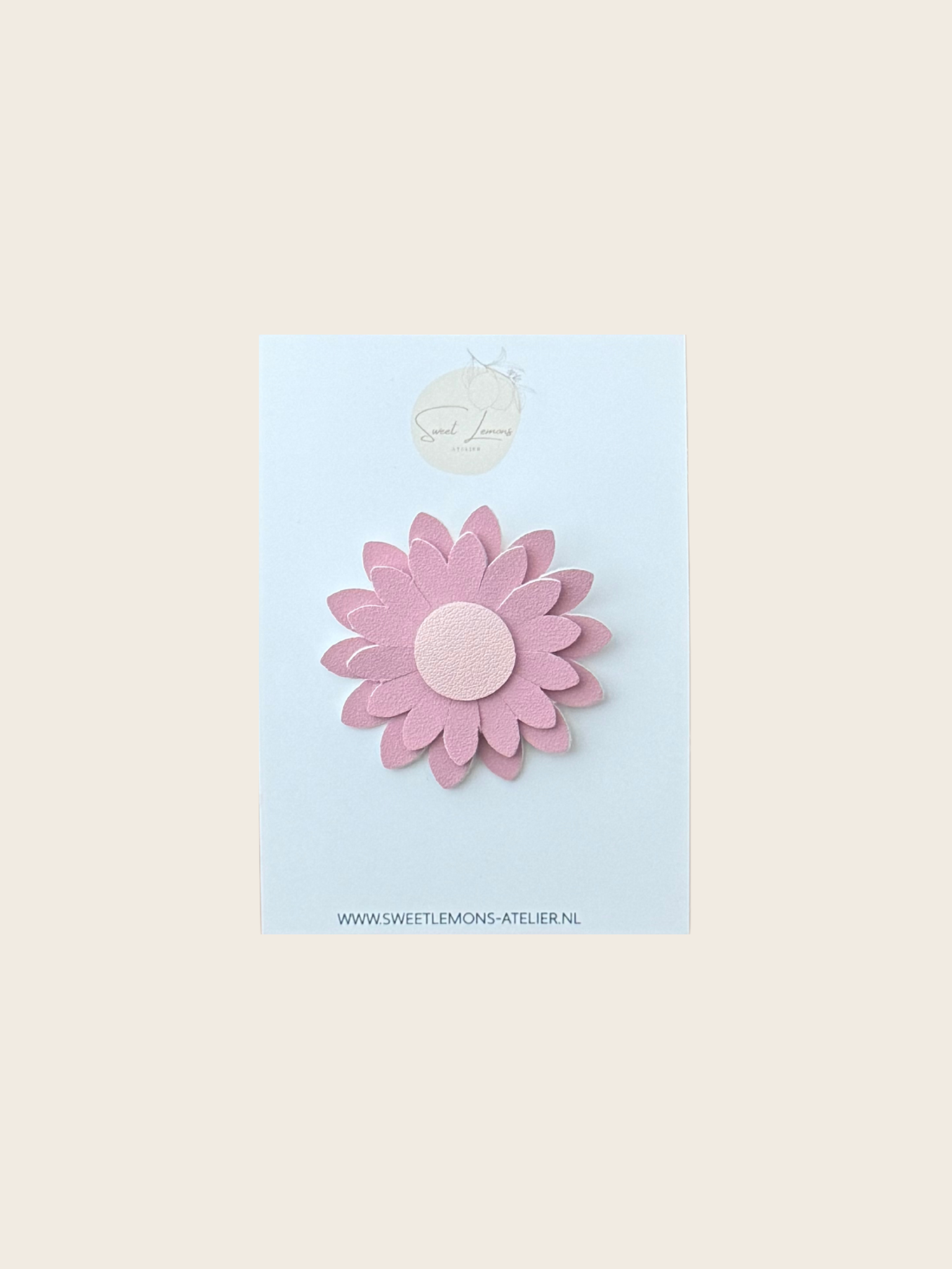 Haarspeldje - Dahlia Roze