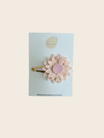 Haarspeldje - Dahlia Glitter Pink