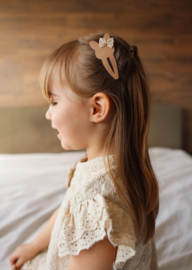 Bunny Clip - Bow Stripes