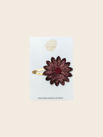 Haarspeldje - Dahlia Glitter Purple