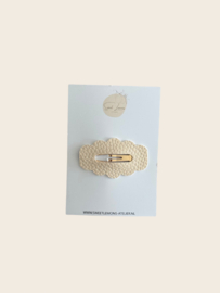 Bubbel Haarspeldje - Beige