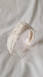 Haarband - Embrodery Knot Wit