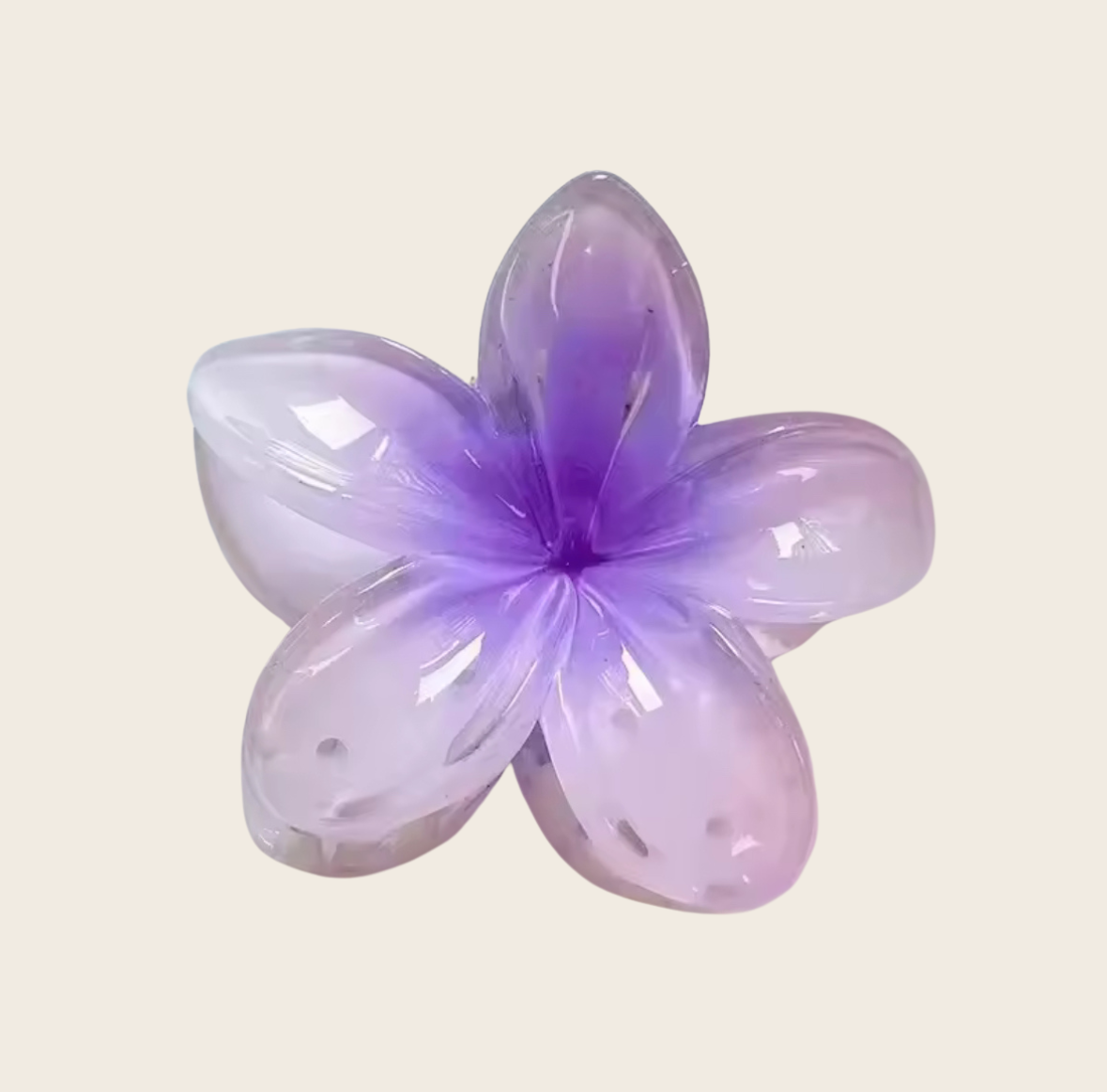 Haarclip - Flowerly Lila