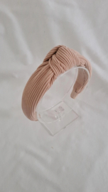 Haarband - Ribbed Knot Nude