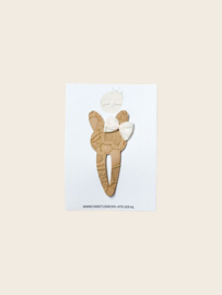 Bunny Clip - Lace Brown