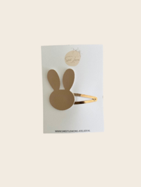 Haarspeldje - Bunny Hazelnut