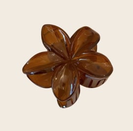 Haarclip - Flowerly Coffee