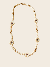 Kinderketting madelief - beige