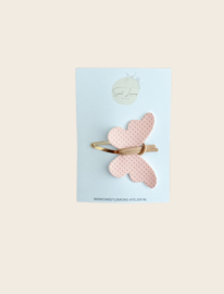 Vlinder haarspeldje  - Golden dots