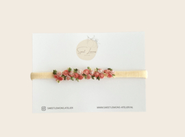 Haarband - beige rozen