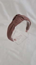 Haarband - Ribbed Knot Dusty Pink
