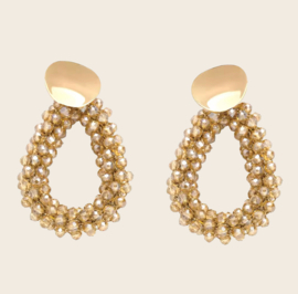 Oorbellen - Amy Beige