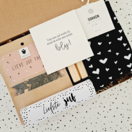 Cadeau voor de juf - Mini relax momentje thee - Brievenbus cadeau