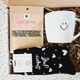 Cadeau voor de juf - Relax momentje - Cadeaupakket