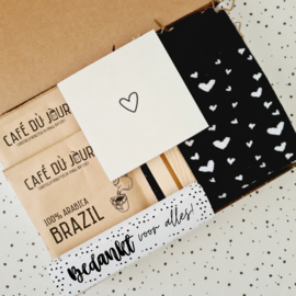 Cadeau bedankt - Mini me-time koffie - Brievenbus cadeau