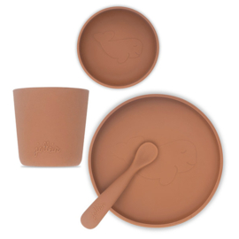 Jollein - Siliconen kinderderviesset - Caramel