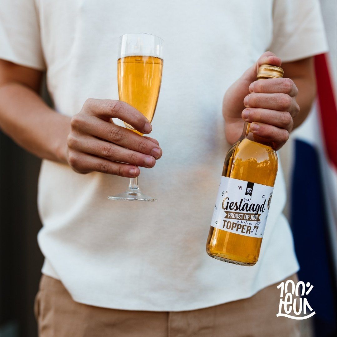 Geslaagd cadeau - Proost op jou (Alcoholvrij)