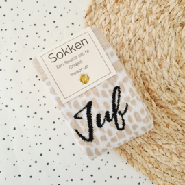 Cadeau voor de juf - Voetenbadje voor de juf - Brievenbus cadeau