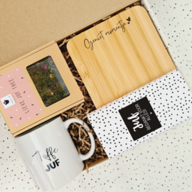 Cadeau voor juf - Geniet momentje - Thee cadeau