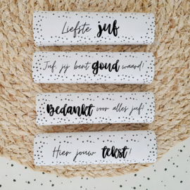 Cadeau voor de juf - Mini relax momentje thee - Brievenbus cadeau