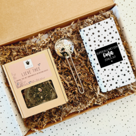 Moederdag cadeau voor oma - Thee cadeau - Brievenbus cadeau