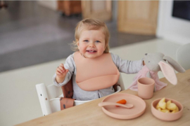 Jollein - Siliconen kinderderviesset - Pale Pink