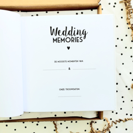 Cadeaupakket - Cadeau Bruiloft -  Verlovingscadeau - Wedding memories