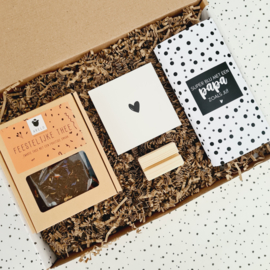 Vaderdag cadeau - Thee en chocolade - Brievenbus cadeau