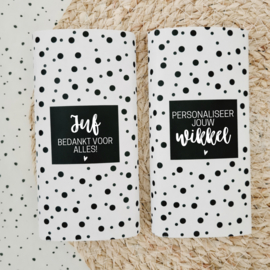 Cadeau voor de juf - Thee & chocolade - Brievenbus cadeau