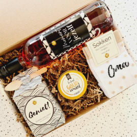 Moederdag cadeau voor oma - Borrel momentje - Wijn cadeau