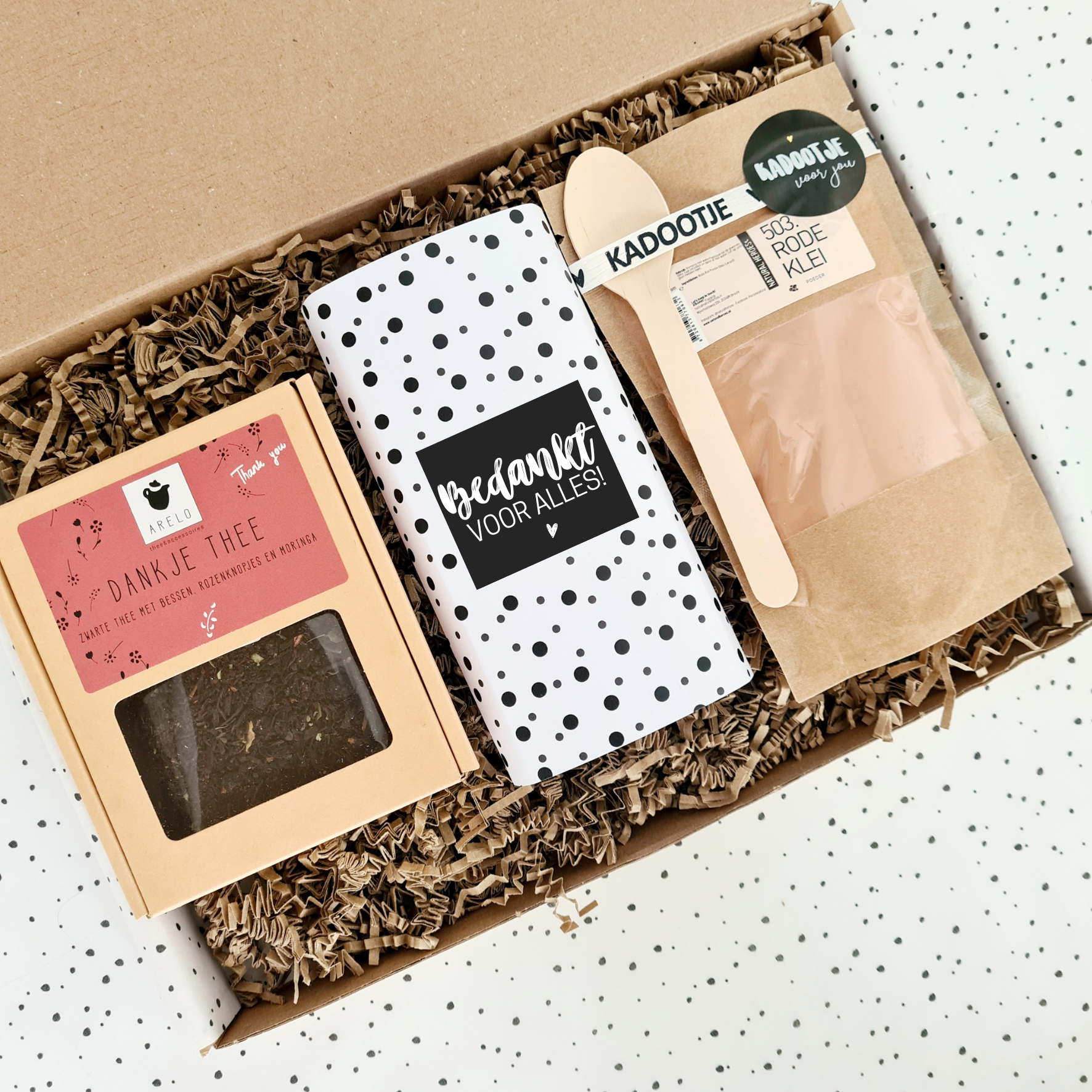 Cadeau bedankt - Relax pakket - Brievenbus cadeau