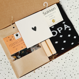 Vaderdag cadeau - Mini thee momentje - Brievenbus cadeau
