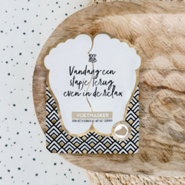 €4,30 excl. BTW - Voetenmasker - Dag van de Pedagogisch Medewerker cadeau