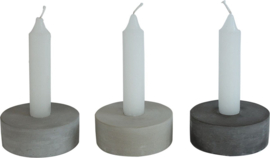 Leeff - Candle Holders - 'Carlijn' - Set van 3 - Beton
