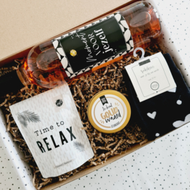 Verhuis cadeau - Time to relax- Wijn cadeau