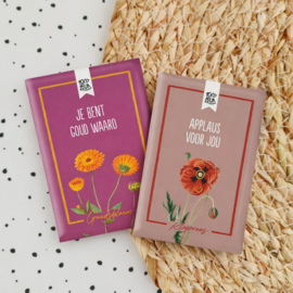 €4,30 excl. BTW - Bloemzaadjes - Dag van de Pedagogisch Medewerker cadeau